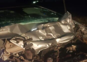 Ruta 51: Chocaron de atrás a un camión y se salvaron de milagro