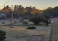 Bajo cero: Amanecer helado en la comarca; como estará el finde.