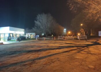 Continúa la intervención de la Av. Sarmiento de Sierra de la Ventana