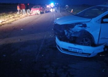Choque en la ruta 3 con una mujer herida.