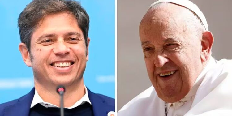 Kicillof viaja a Roma para tener una audiencia con el Papa