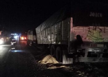 Ruta 51: un camión perdió una rueda y causo daños en otros dos vehículos