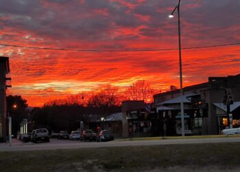 El candilazo que asombró a Sierra de la Ventana este jueves.