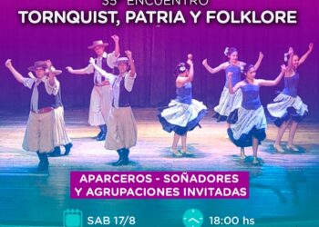 17 de agosto: 35º Encuentro ‘Tornquist, Patria y Folklore’