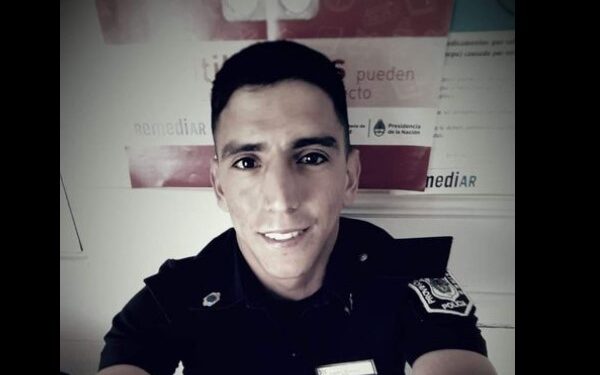 Se pintará una estrella amarilla por el policía fallecido en Bahía