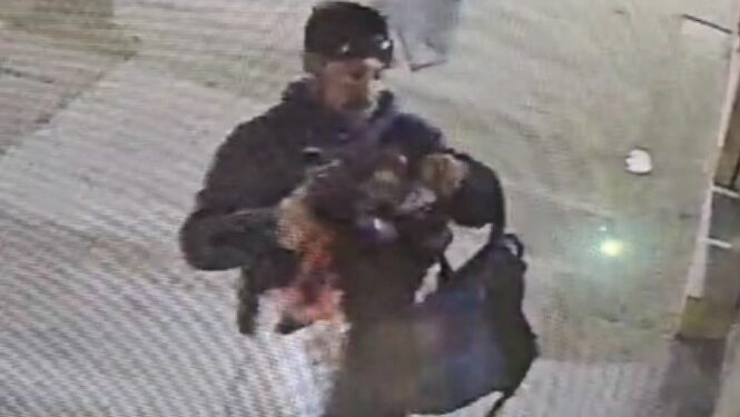 La policía encontró al ladrón de calle San Martín