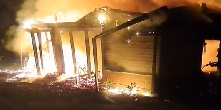 Sierra de la Ventana: Hubo un incendio en la madrugada