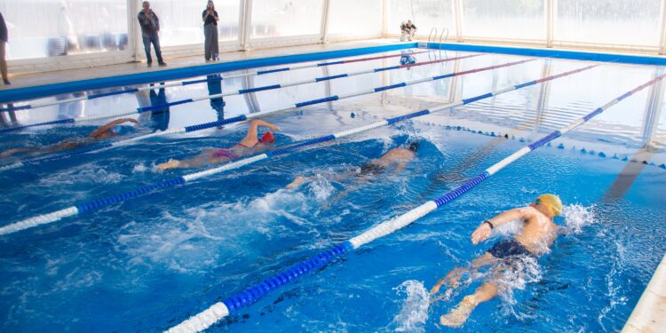 Sergio Bordoni concretó la reinauguración del Natatorio Climatizado de Sierra de la Ventana