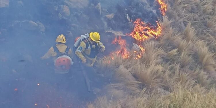 Los incendios no cesan en Córdoba: se registraron dos nuevos focos en Cosquín y Traslasierra