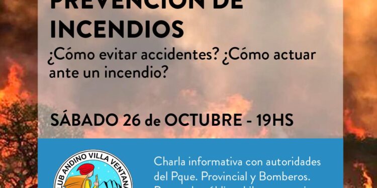 Charla «Prevención de incendios»