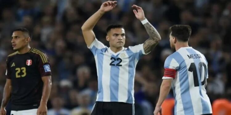 Lautaro le dio el triunfo a la Selección Argentina y alcanzó a Diego Maradona