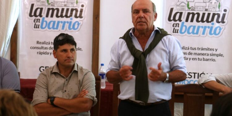 Moccero puso en funciones al nuevo delegado de Villa La Arcadia