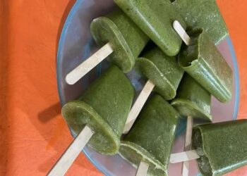 Estudiantes de Alta Gracia elaboraron helado de clorofila con vegetales de su huerta escolar