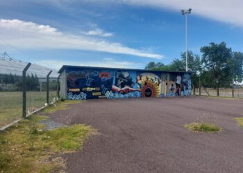 A 20 años de Cromañón, el Instituto Cultural realizó  un mural homenaje en el Estadio Diego Armando Maradona