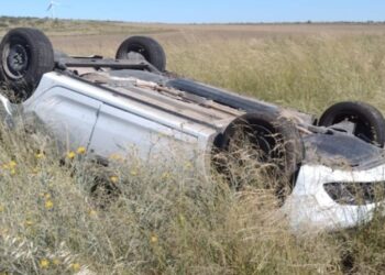 Otro vuelco en la ruta 33 que de milagro no dejó víctimas