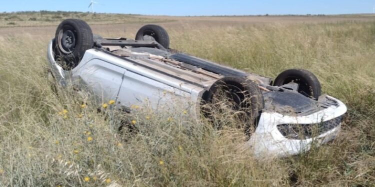 Otro vuelco en la ruta 33 que de milagro no dejó víctimas