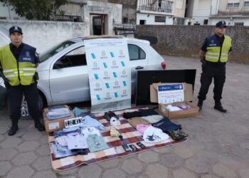 Allanamientos en Pringles fueron positivos por el robo del B° Golf; hay tres detenidos.