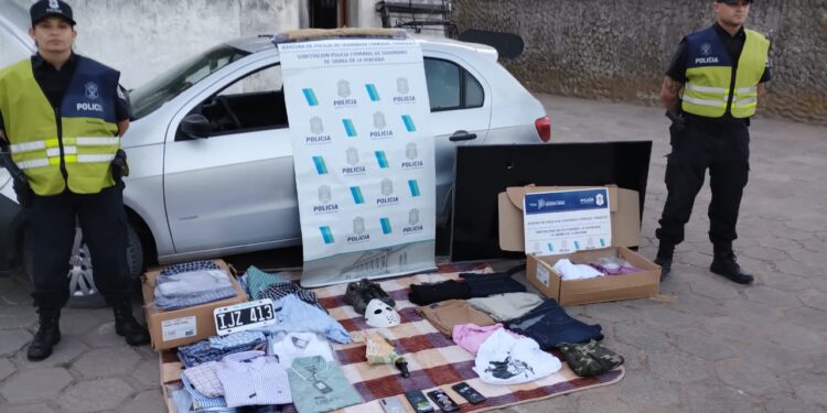 Allanamientos en Pringles fueron positivos por el robo del B° Golf; hay tres detenidos.