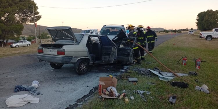Choque frontal con varios heridos en la ruta 72