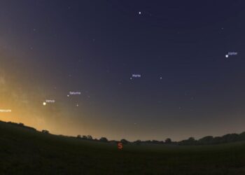 Cómo ver la bella alineación de seis planetas en el cielo de la  comarca de Sierra de la Ventana