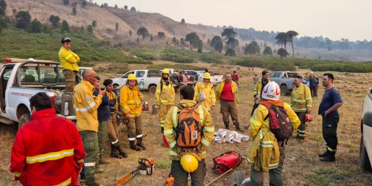 Fuego en Aluminé:» Las condiciones siguen siendo favorables para el incendio»