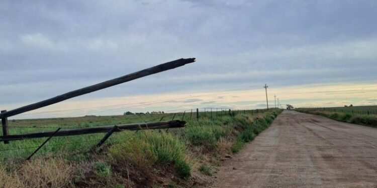 El temporal provocó cortes de energía