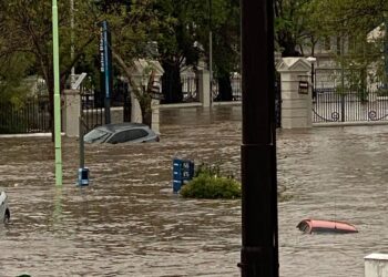 Bruno Zacconi: «con el personal de Defensa Civil estuvimos prácticamente 5 horas intentando pasar desde la calle Brandsen»