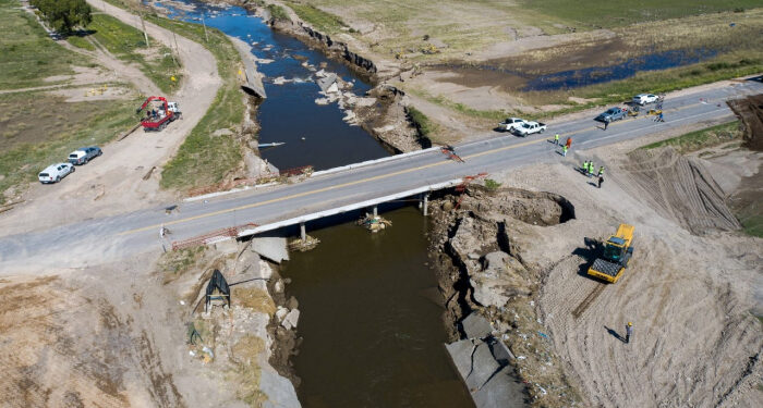 El Ministerio de Infraestructura comenzó con la reconstrucción de Bahía Blanca