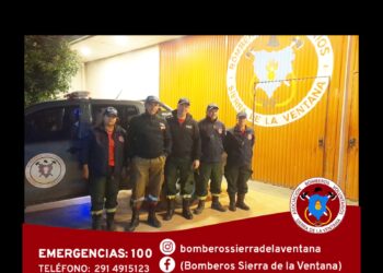 Bomberos Voluntarios Sierra de la Ventana PRESENTE en Bahía Blanca