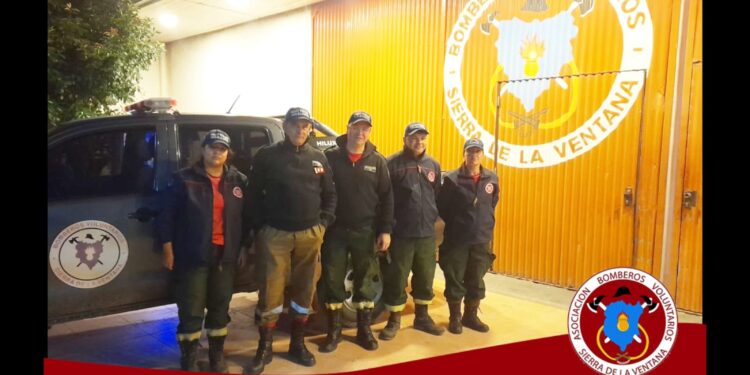 Bomberos Voluntarios Sierra de la Ventana PRESENTE en Bahía Blanca