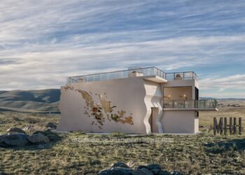 En la cumbre del Cerro Benjamín: Como será el Museo Horacio Harrington.