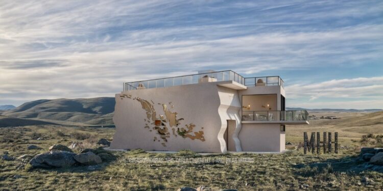 En la cumbre del Cerro Benjamín: Como será el Museo Horacio Harrington.