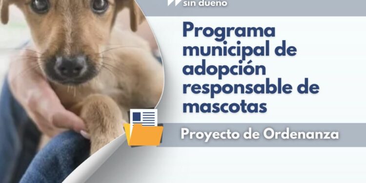 “Programa Municipal de Adopción Responsable de Mascotas”