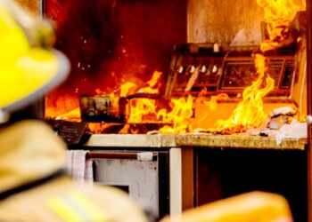 Hubo un incendio en la cocina de un restaurante céntrico