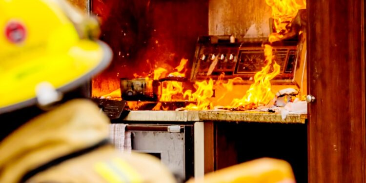 Hubo un incendio en la cocina de un restaurante céntrico