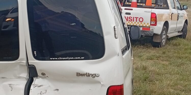 Triple choque en la 76. No hubo heridos.