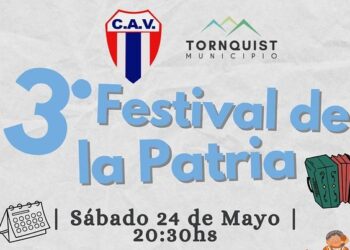 Esté sábado en Sierra se realiza el 3° Festival de la Patria.