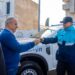 Junto al Ministro de Seguridad provincial, Bordoni entregó nuevos móviles policiales