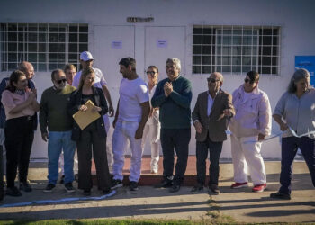 Javier Rodríguez puso en marcha el Frigorífico Municipal en Huanguelén