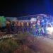 Choque frontal entre un micro y un camión en Ruta 3: hay al menos cuatro muertos