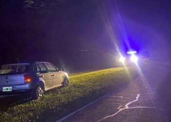 El cura de Dorrego mandó al hospital a un motociclista