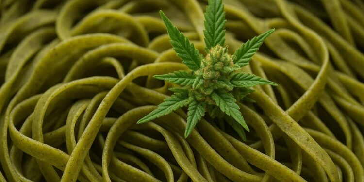 «Tenemos paquetes de fideos», decían cuando los paró la policía y llevaban 230 kilos de marihuana en el camión