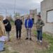 Sergio Bordoni recorrió el avance de las viviendas destinadas a policías y gestionó nuevas unidades habitacionales para Sierra de la Ventana