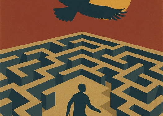 DE TODO LABERINTO SE SALE POR ARRIBA