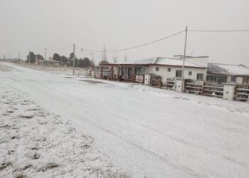 Nieva en toda la Comarca de Ventania.