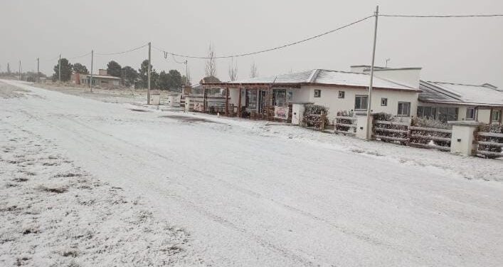 Nieva en toda la Comarca de Ventania.