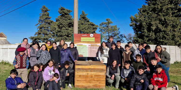 En el Día del Ambiente, se instaló la primera compostera comunitaria en Tornquist