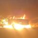 Se prendió fuego una camioneta en la ruta 51