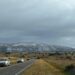 Nieve, lluvia y viento intensos. Lunes muy frío en la comarca.