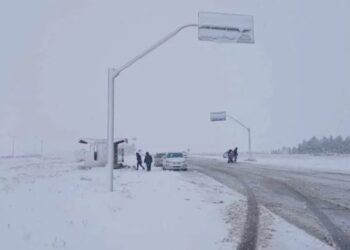Por presencia de hielo en la calzada está cortada la ruta 51